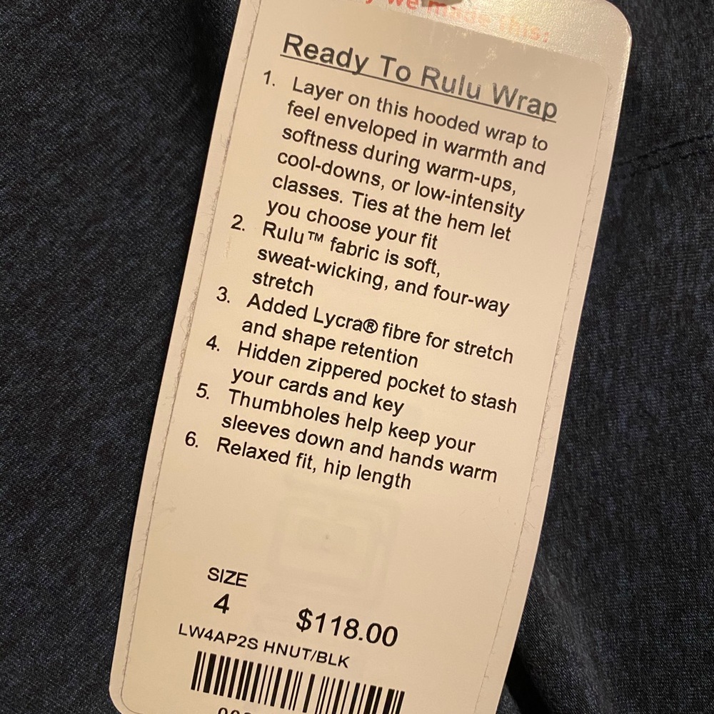 Lululemon Rulu Wrap - Picture 2 of 5